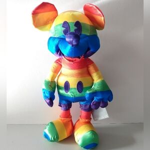 Disney Rainbow Collection 2020 Mickey Mouse Plush Medium 15 Inch